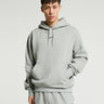 Nike - NOCTA Fleece Hoodie in Dark Heather Grey and Matte Silver