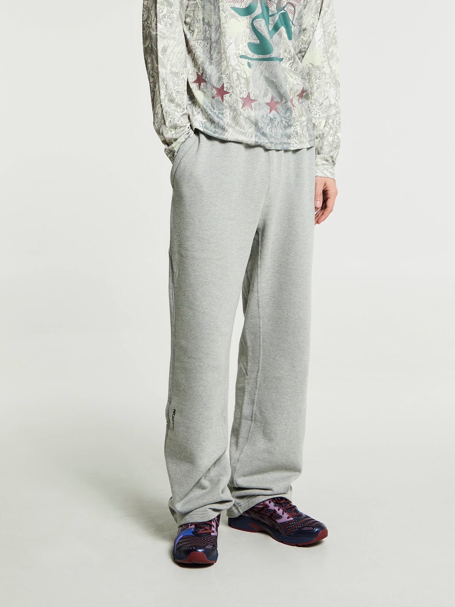 Nike - NOCTA Fleece Open-Hem Sweatpants in Dark Heather Grey and Matte Silver