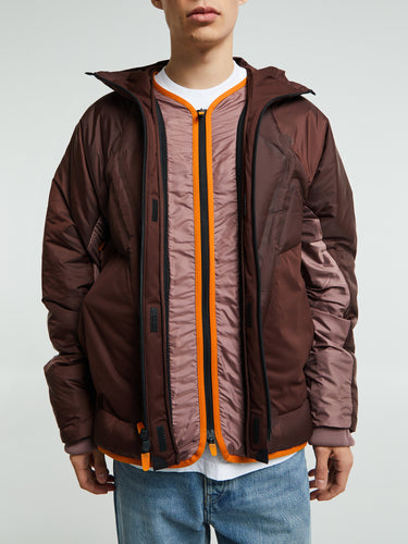 Nike - U ISPA ADPT SNSE AIR Jacket in Earth, Smokey Ma and MONARCH