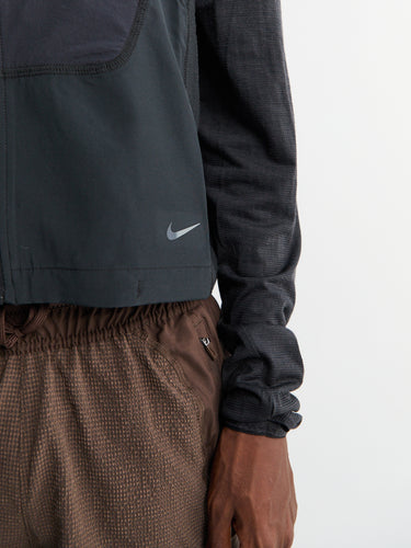 Nike - Dry-Fit ADV Run Utility Vest in Black and Black Reflective