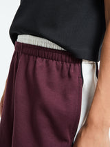 Nike - Shorts in Burgundy Crush and Sail