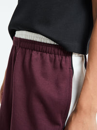 Nike - Shorts in Burgundy Crush and Sail