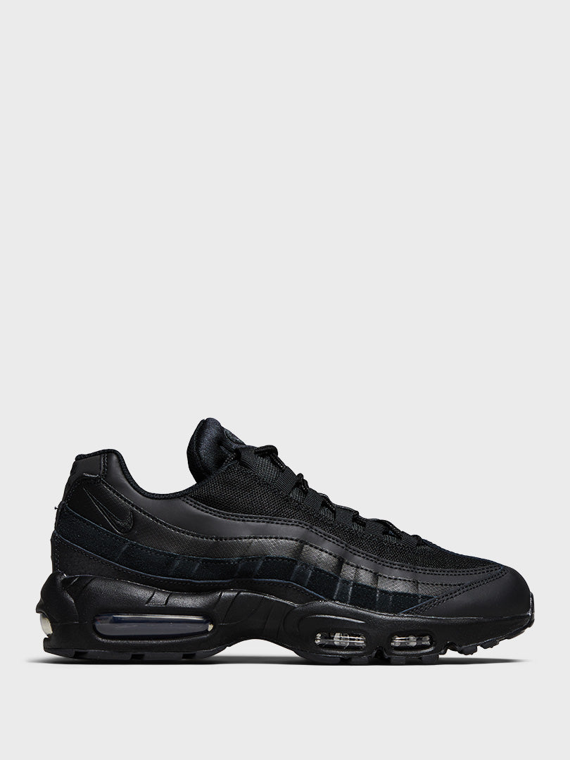 Nike - Nike Air Max 95 Essential Sneakers in Black and Black/Dark Grey