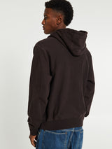 Noah - Classic Hoodie in Dark Brown