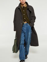 Noah - Shetland Cardigan in Pine Shadow