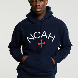 Noah - Core Logo Hoodie in Navy