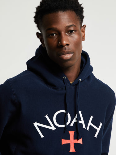 Noah - Core Logo Hoodie in Navy