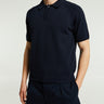 Noah - Sweater Polo in Navy