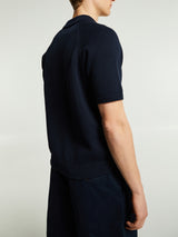 Noah - Sweater Polo in Navy
