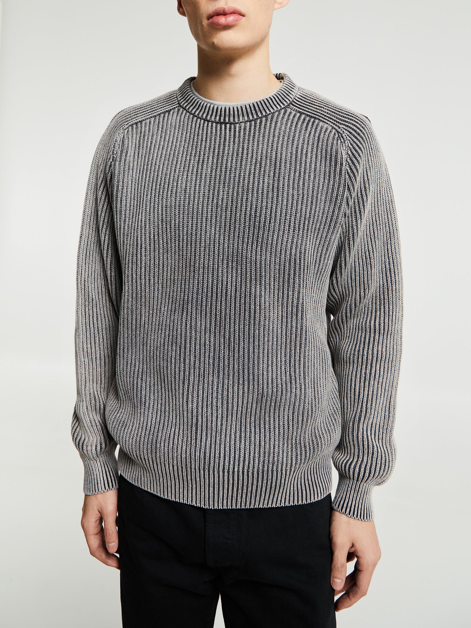 Noah - Summer Shaker Sweater in Black