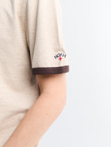 Noah - Heather Ringer T-Shirt in Heather Tan