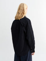 Noah - Moleskin Shirt in Black