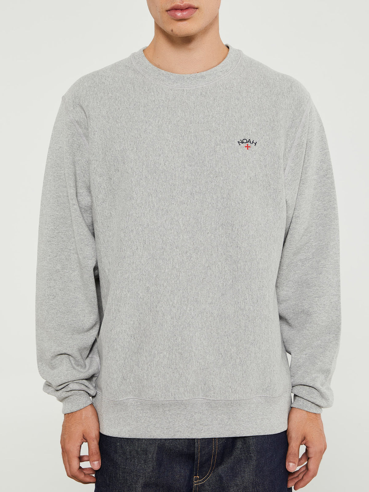 Noah - Classic Crewneck Sweatshirt in Heather Grey – Stoy