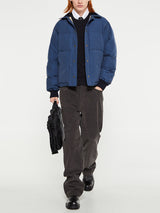 Noah - Shetland Crew Sweater Vest in Charcoal