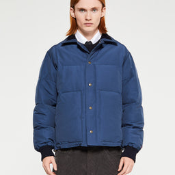 Noah - Quilted Puffer Jacket in Navy