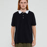 Noah - Summer's Polo Shirt in Black and White