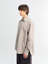 Norse Projects - Ole Oversized Poplin Check Shirt in Walnut