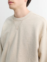 Norse Projects - Kulhuse Cotton Linen Loopback Sweatshirt in Natural