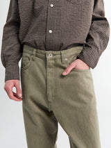 Norse Projects - Korshavn Relaxed 5 Pocket Heavy Twill Short in Vetiver