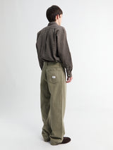 Norse Projects - Korshavn Relaxed 5 Pocket Heavy Twill Short in Vetiver