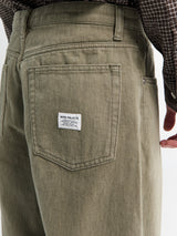 Norse Projects - Korshavn Relaxed 5 Pocket Heavy Twill Short in Vetiver