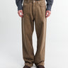Norse Projects - Korshavn Relaxed 5 Pocket Resist dyed Twill in Walnut
