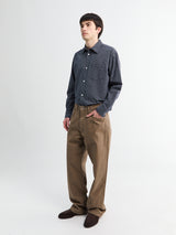 Norse Projects - Korshavn Relaxed 5 Pocket Resist dyed Twill in Walnut