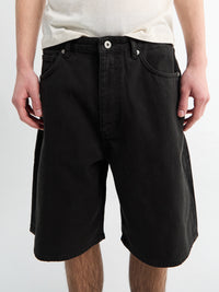 Norse Projects - Korshavn Relaxed 5 Pocket Heavy Twill Short in Black