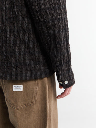 Norse Projects - Mols Hunting Check Shirt in Dilicioso Brown