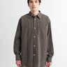 Norse Projects - Espevik Check Oversized Shirt in Taupe