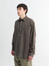 Norse Projects - Espevik Check Oversized Shirt in Taupe