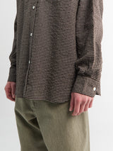 Norse Projects - Espevik Check Oversized Shirt in Taupe