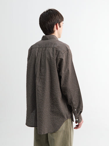 Norse Projects - Espevik Check Oversized Shirt in Taupe