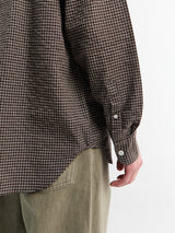 Norse Projects - Espevik Check Oversized Shirt in Taupe