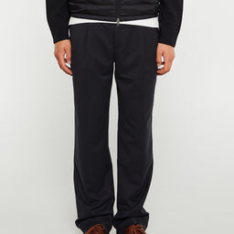 Norse Projects - Benn Relaxed Pleated Trousers in Black