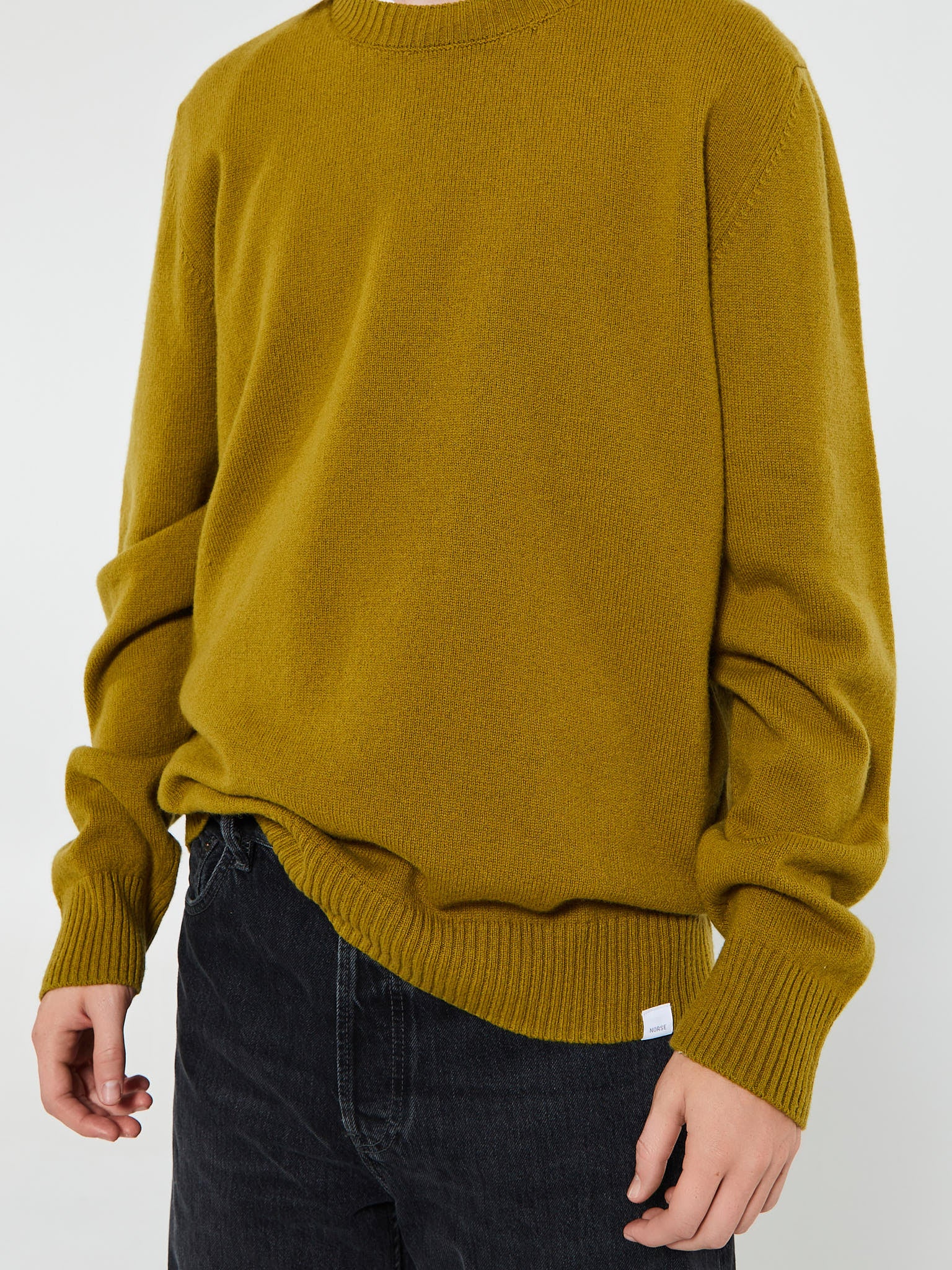 Norse Projects - Standard Merino Lambswool Sweater in Sitka Brown