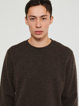 Norse Projects - Standard Merino Lambswool Sweater in Brown