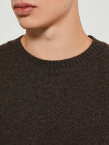 Norse Projects - Standard Merino Lambswool Sweater in Brown