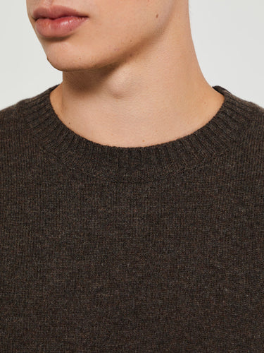Norse Projects - Standard Merino Lambswool Sweater in Brown