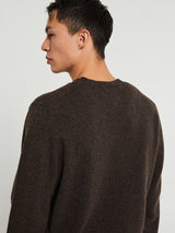 Norse Projects - Standard Merino Lambswool Sweater in Brown