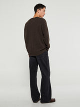 Norse Projects - Standard Merino Lambswool Sweater in Brown
