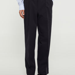 Norse Projects - Benn Relaxed Pleated Trousers in Black