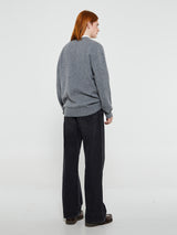 Norse Projects - Standard Merino Lambswool Sweater in Grey Melange