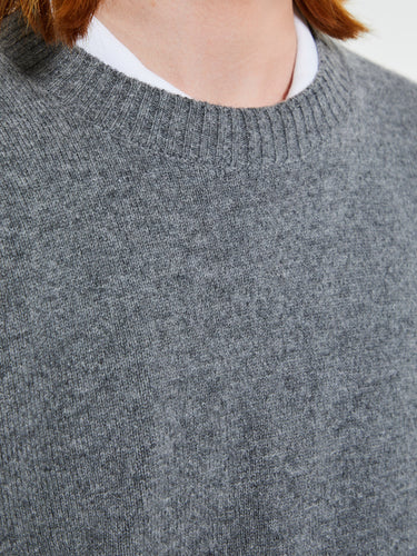 Norse Projects - Standard Merino Lambswool Sweater in Grey Melange
