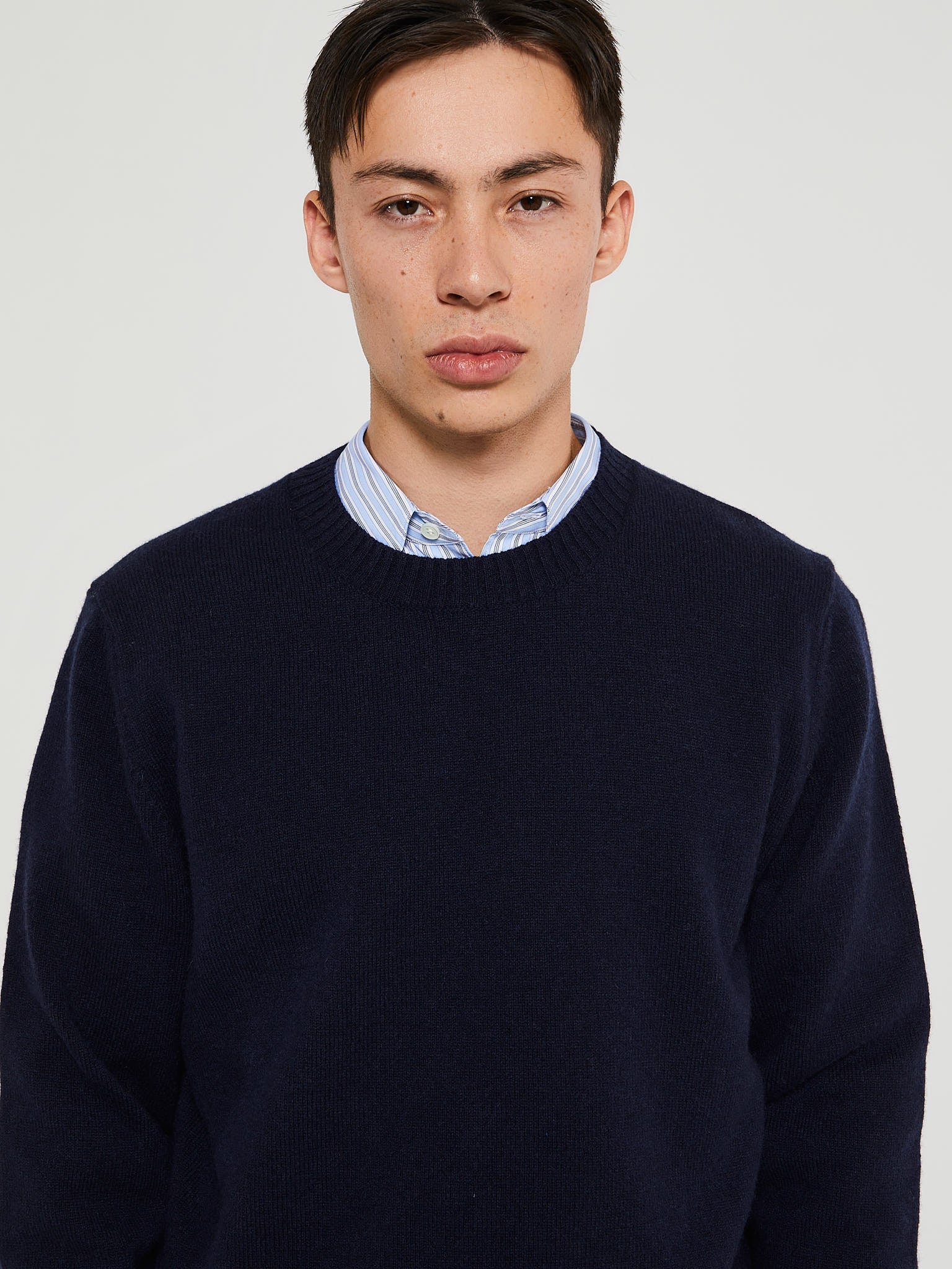 Norse Projects - Standard Merino Lambswool Sweater in Dark Navy