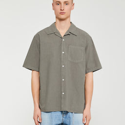 Norse Project - Carsten Cotton Tencel Shirt in Mid Khaki