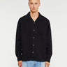 Norse Projects - Carsten Organic Flannel Shirt in Black