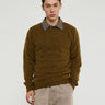 Norse Projects - Birnir Brushed Lambswool Pullover in Dark Olive