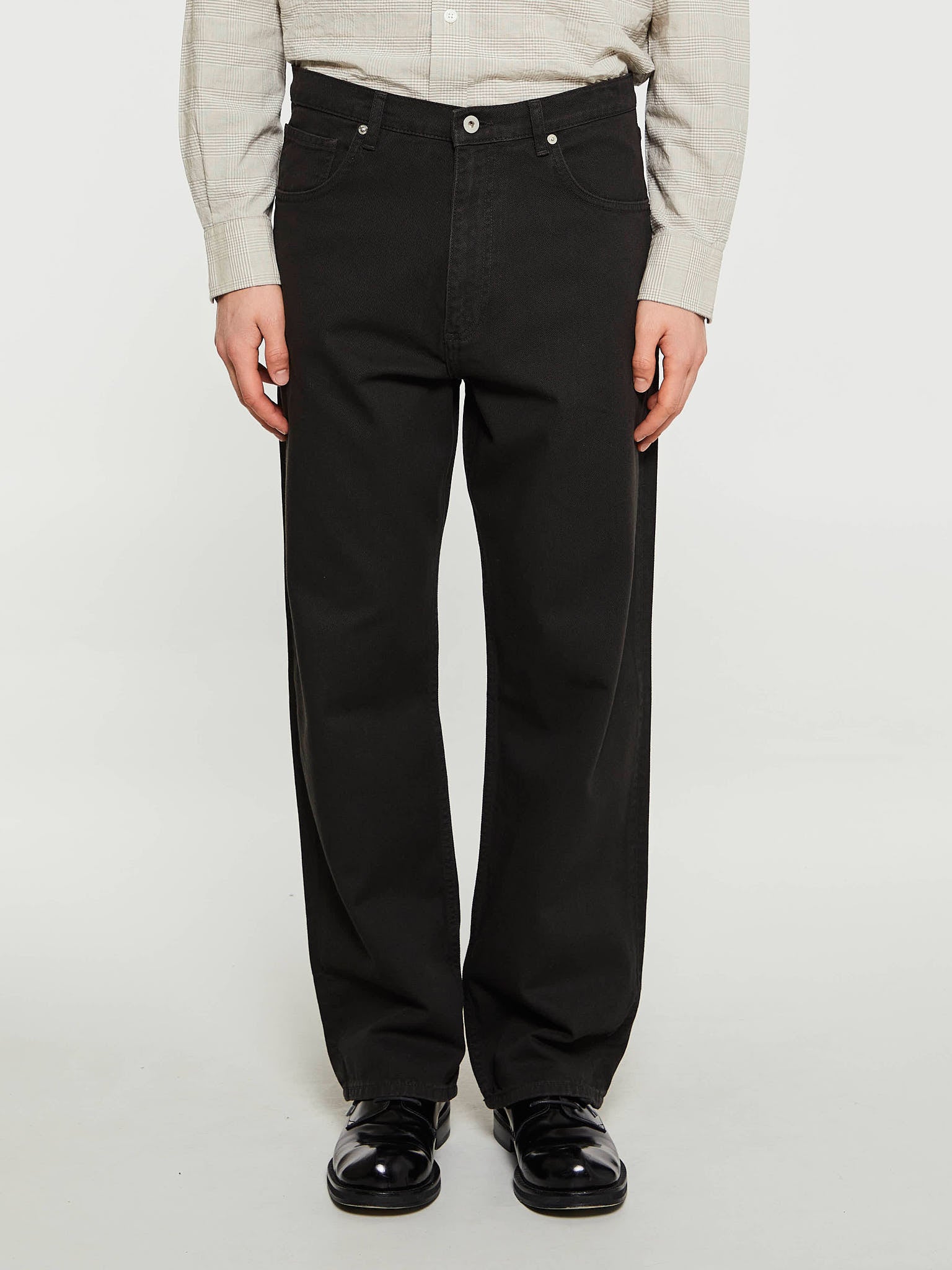 Norse Projects - Mogens Relaxed 5 Pocket Heavy Twill Pants in Black