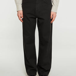 Norse Projects - Mogens Relaxed 5 Pocket Heavy Twill Pants in Black